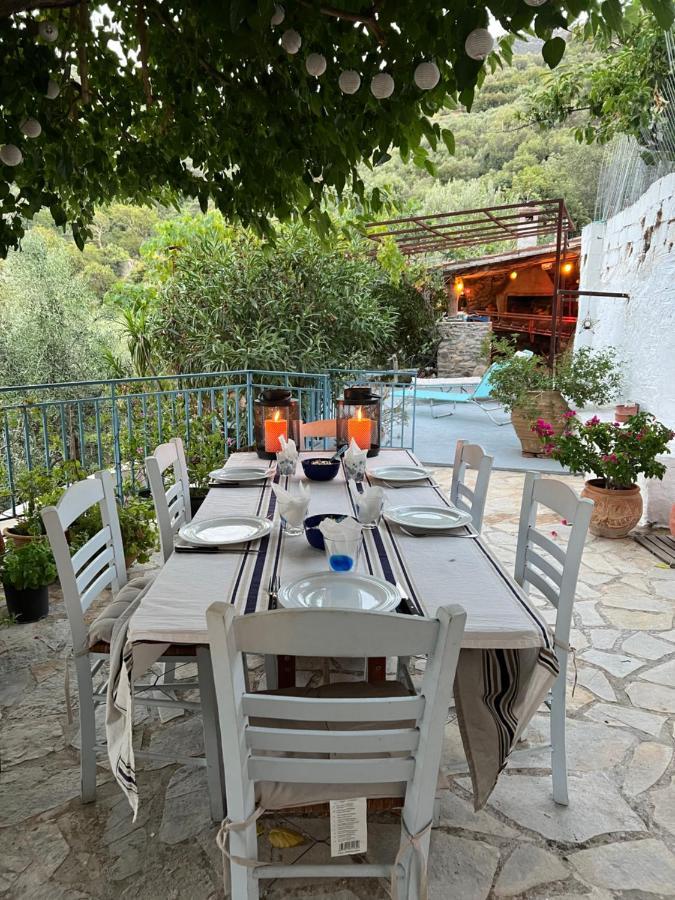 Maison Charme Avec Piscine Privee, Pres De La Mer A Sappounakeika, Tyros Sapounakeika Esterno foto