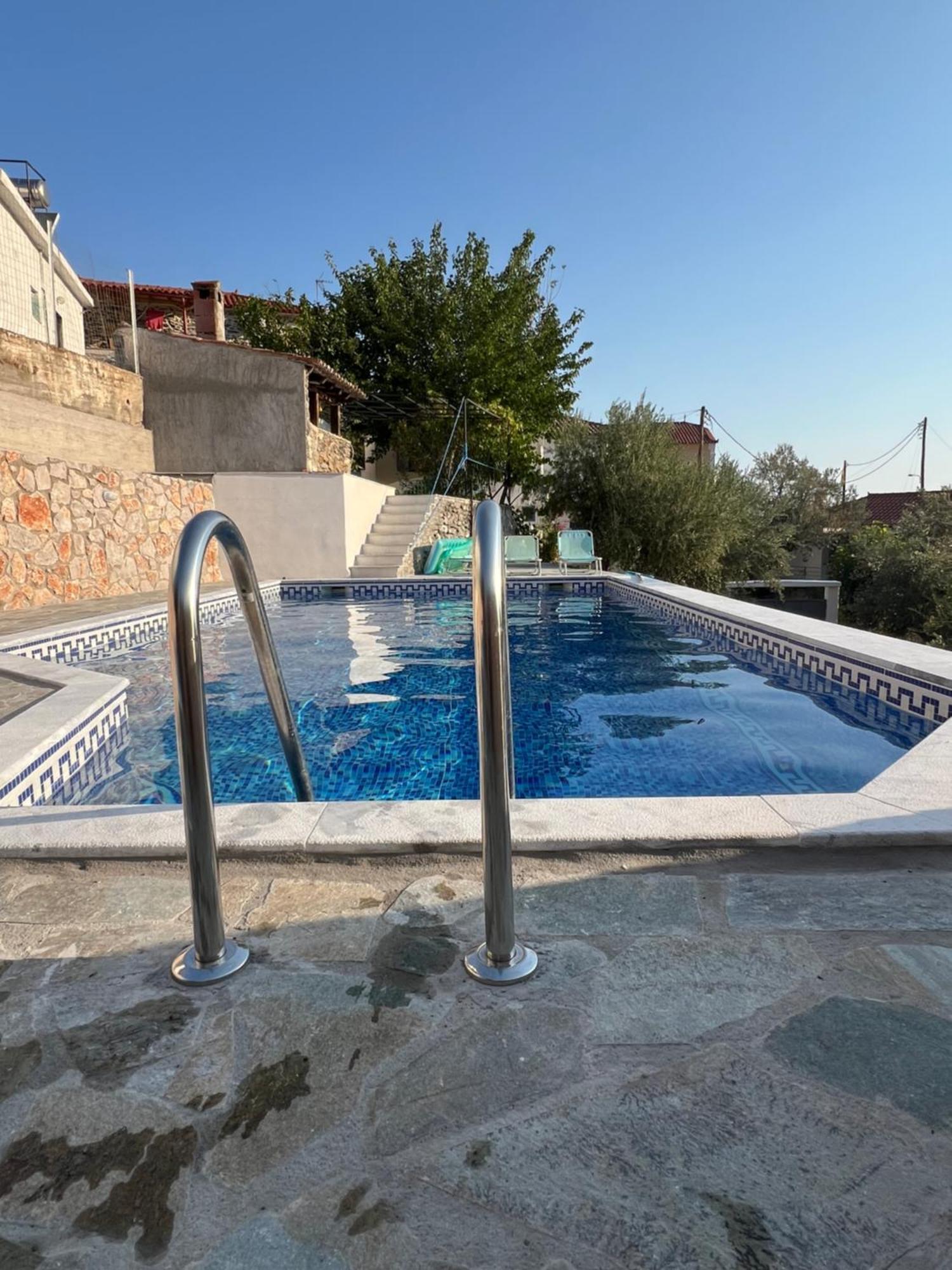 Maison Charme Avec Piscine Privee, Pres De La Mer A Sappounakeika, Tyros Sapounakeika Esterno foto